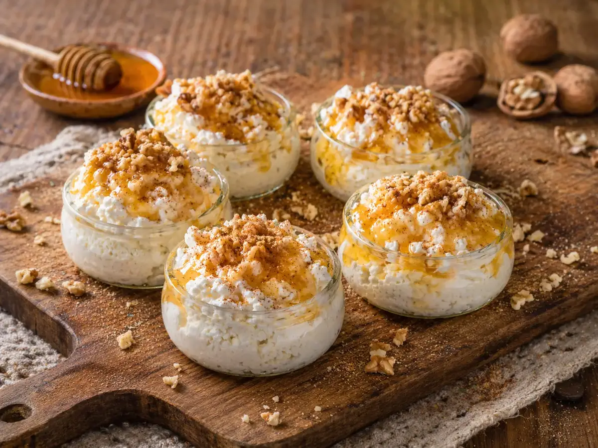 Twaróg Spread with Honey and Walnuts