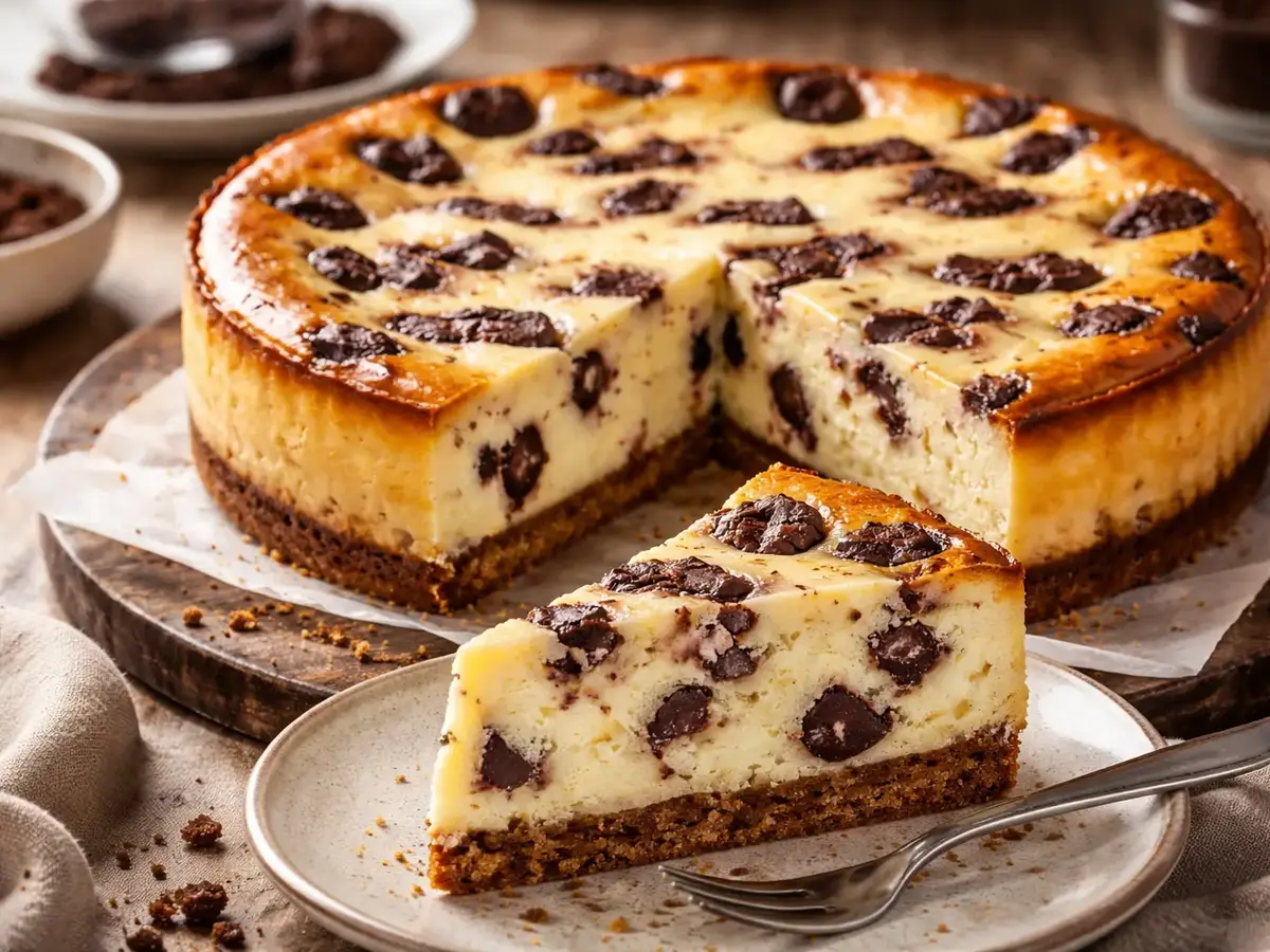 Chocolate Sernik (Polish Baked Cheesecake)