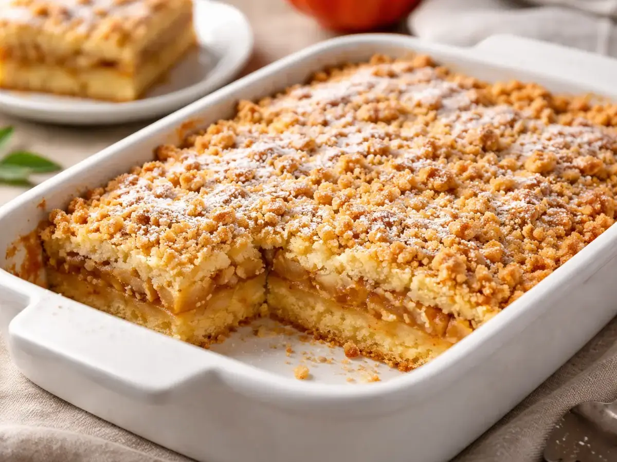 Szarlotka Sypana (Polish Layered Apple Cake)