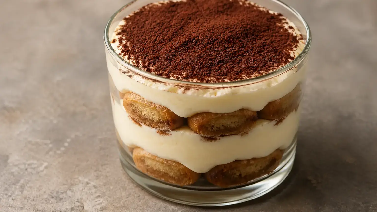 Tiramisu w pucharku
