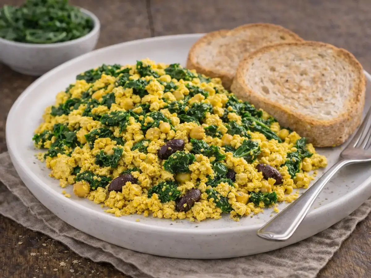 Tofu Scramble with Kale