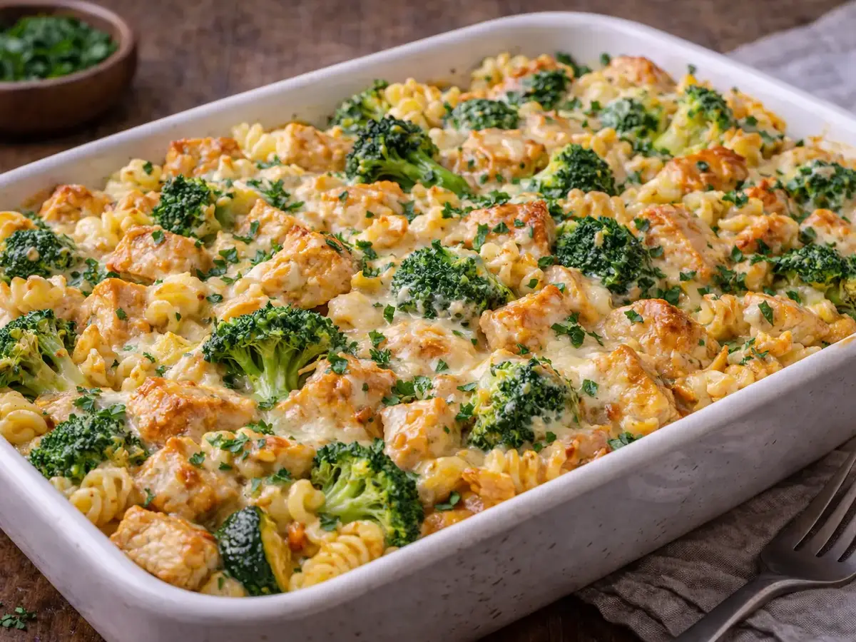 Chicken and Broccoli Pasta Bake