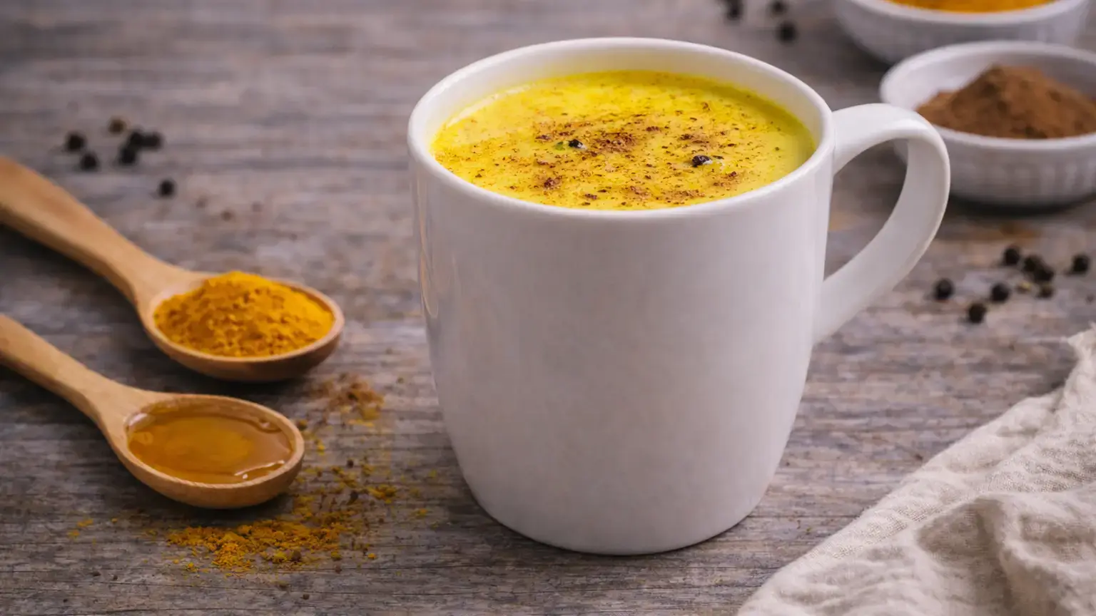 Złote mleko z kurkumą