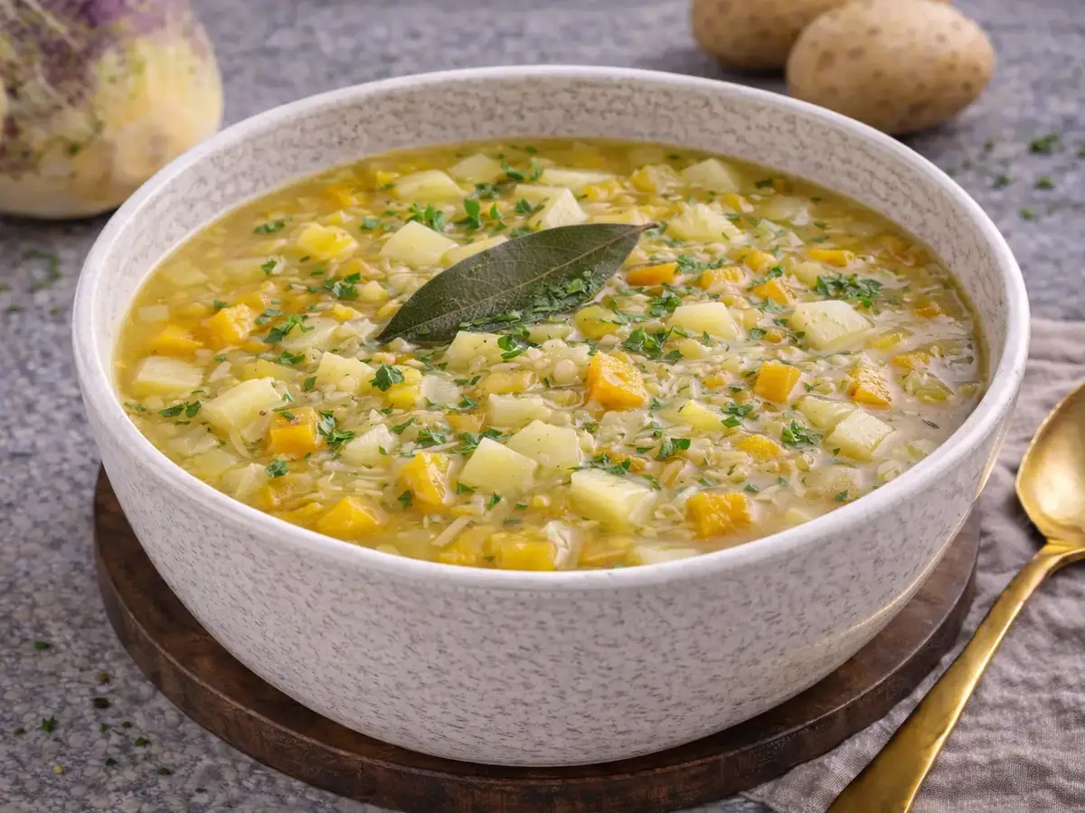 Rutabaga and Potato Soup