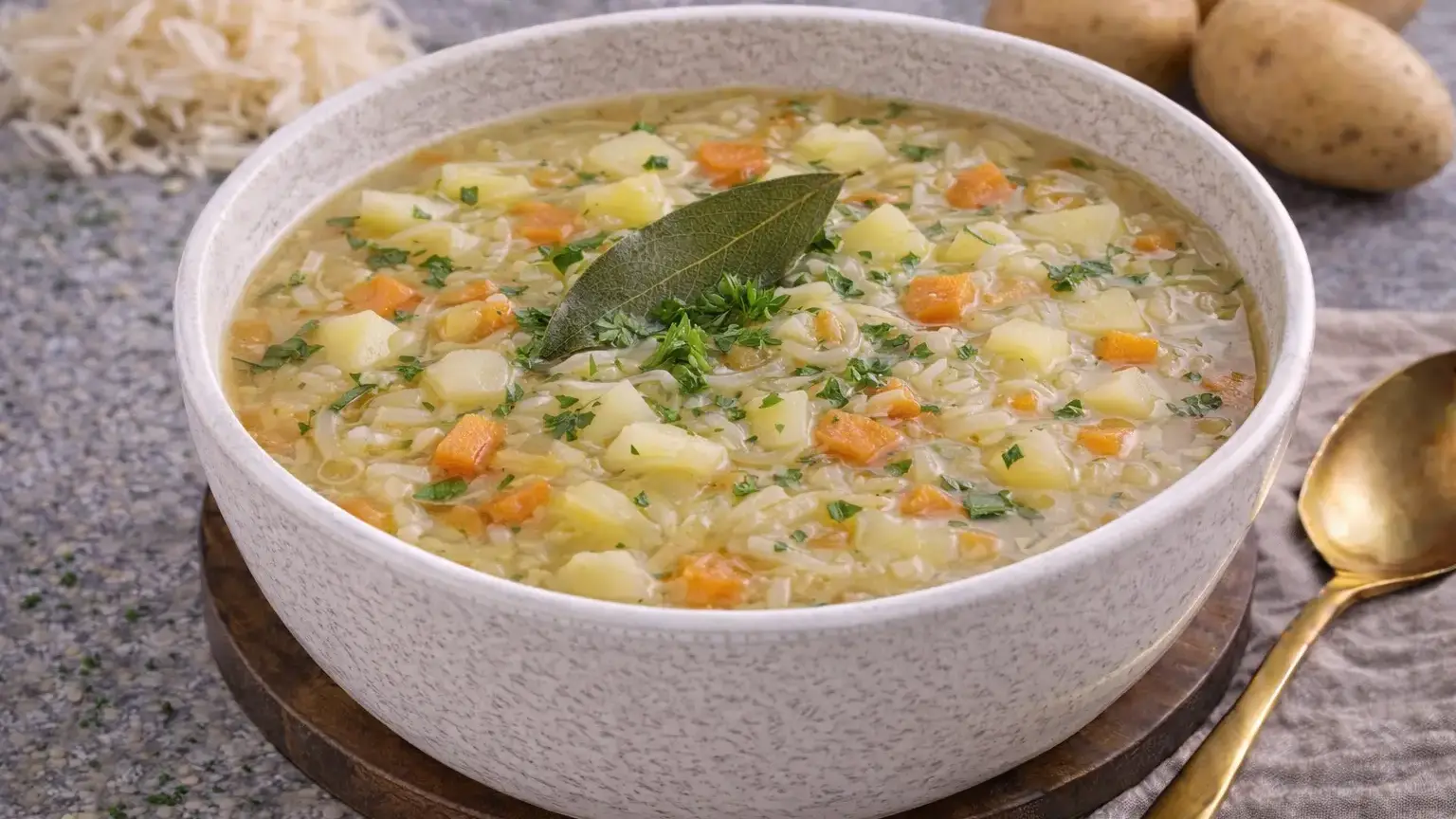 Zupa z kiszonej kapusty i ziemniaków