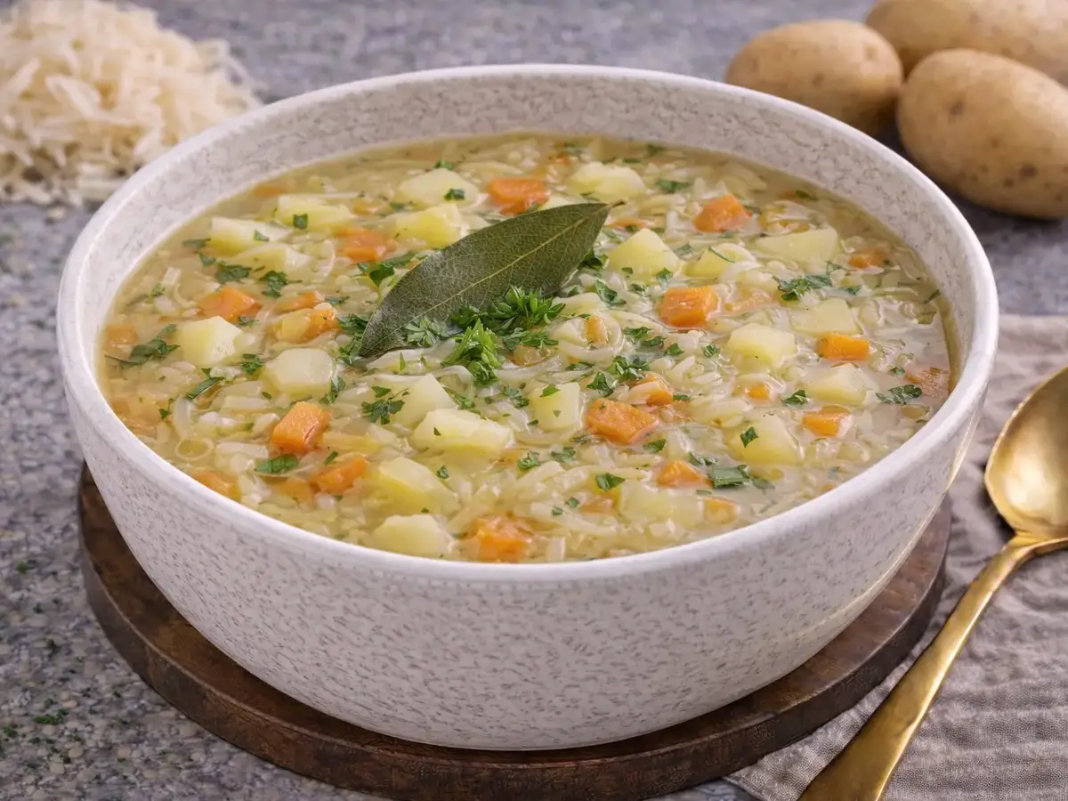 Zuppa di crauti e patate