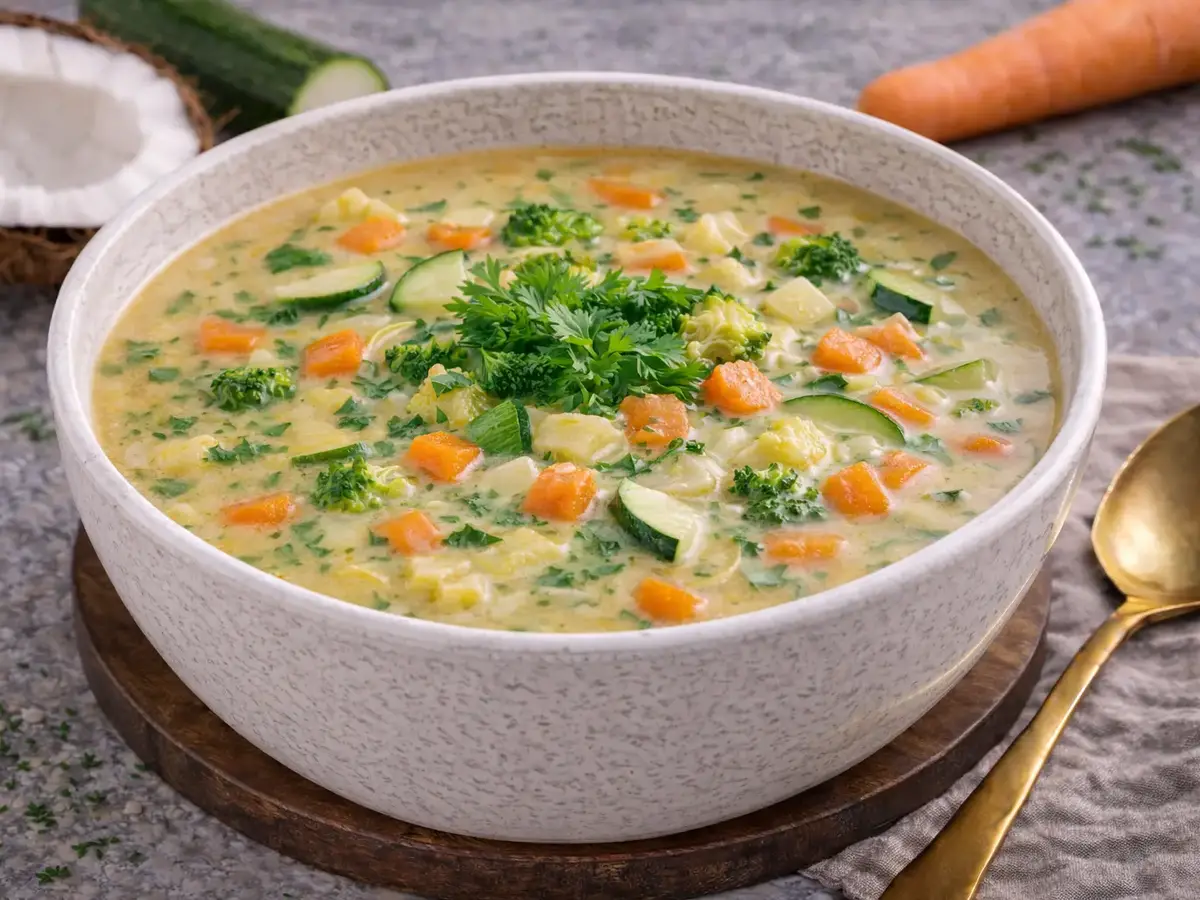 Coconut Vegetable Soup