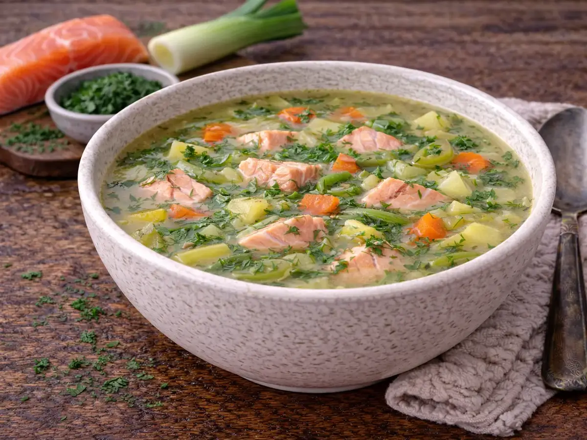 Salmon and Dill Soup