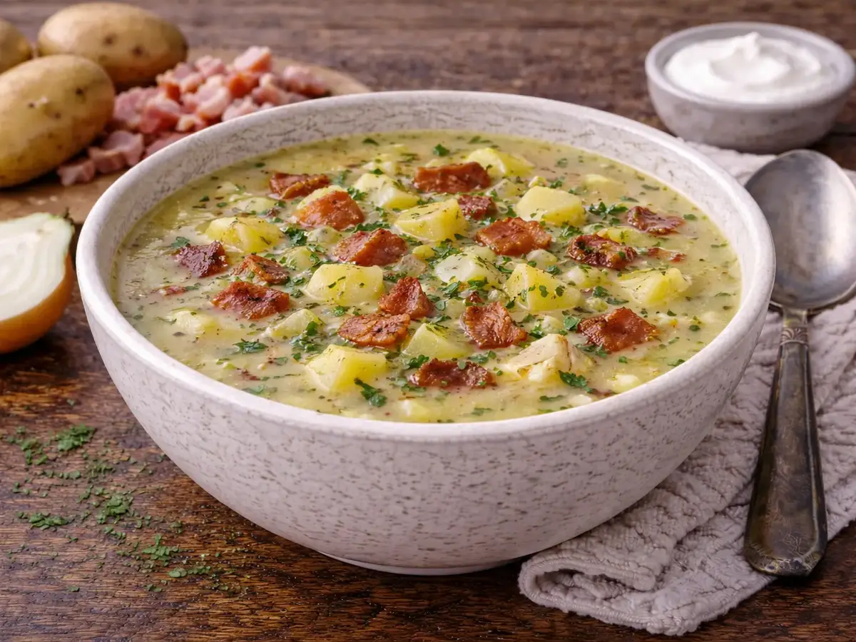 Potato Soup with Bacon